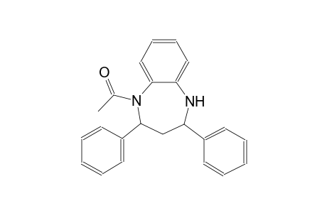 1H-1,5-benzodiazepine, 1-acetyl-2,3,4,5-tetrahydro-2,4-diphenyl-