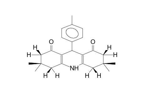 3,3,6,6-tetramethyl-9-(4-methylphenyl)-1,2,3,4,5,6,7,8,9,10-decahydroacridine-1,8-dione