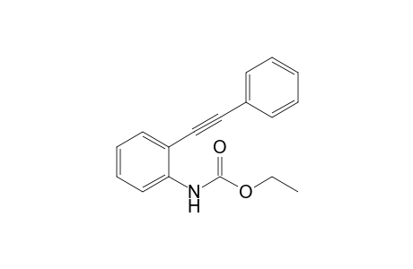 Ethyl N-[2-(2-phenylethynyl)phenyl]carbamate