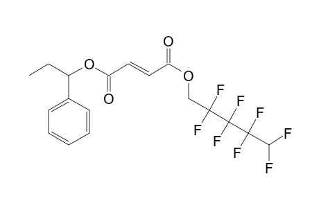 Fumaric acid, 1-phenylprop-1-yl 2,2,3,3,4,4,5,5-octafluoropentyl ester