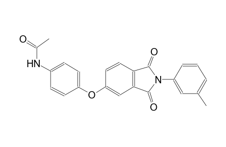 acetamide, N-[4-[[2,3-dihydro-2-(3-methylphenyl)-1,3-dioxo-1H-isoindol-5-yl]oxy]phenyl]-