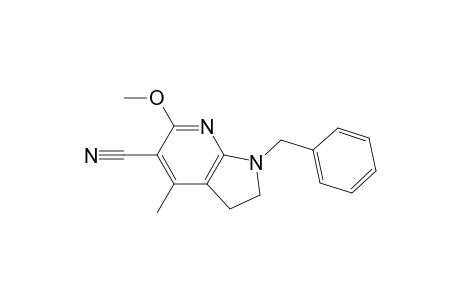 1-Benzyl-4-methyl-5-cyano-6-methoxy-7-azaindoline