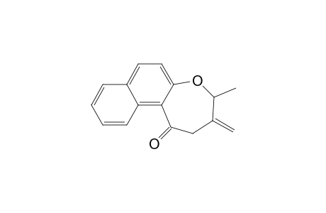 Naphth[2,1-b]oxepin-1(2H)-one, 3,4-dihydro-4-methyl-3-methylene-
