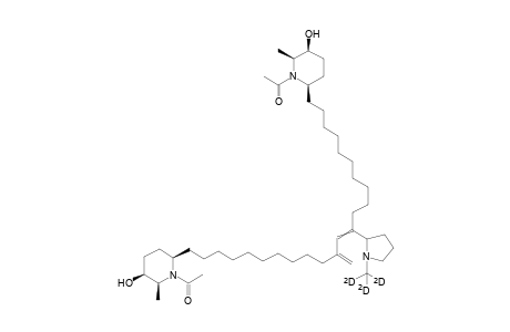 1,1'-((2S,2'S,3S,3'S,6R,6'R)-(11-(1-(methyl-d3)pyrrolidin-2-yl)-13-methylenetricos-11-ene-1,23-diyl)bis(3-hydroxy-2-methylpiperidine-6,1-diyl))bis(ethan-1-one)
