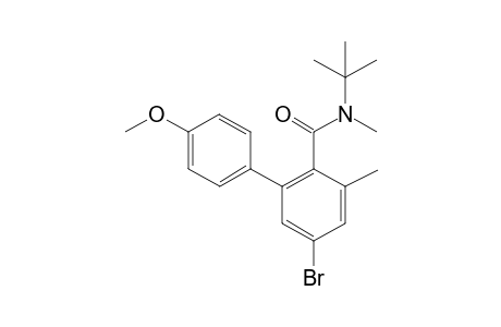 5-bromo-N-(tert-butyl)-4'-methoxy-N,3-dimethyl-[1,1'-biphenyl]-2-carboxamide