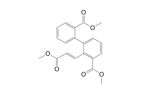 3-(2-carbomethoxyphenyl)-2-[(E)-3-keto-3-methoxy-prop-1-enyl]benzoic acid methyl ester