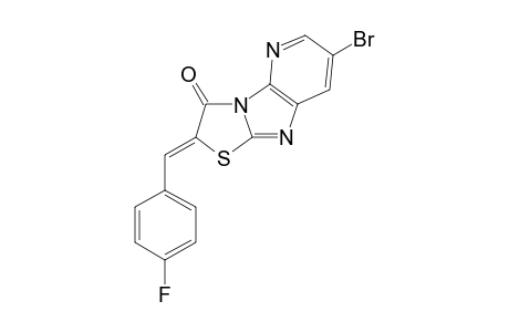 7-Bromo-2-(4-fluorobenzylidene)[1,3]thiazolo[2',3':2,3]imidazo[4,5-b]pyridin-3(2H)-one
