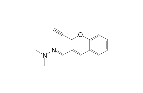 (E)-3-(2-Prop-2-ynyloxyphenyl)propenal N,N-dimethylhydrazone