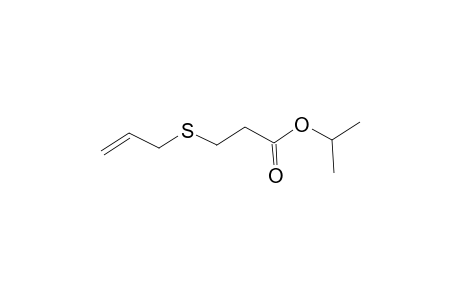 Propanoic acid, 3-(2-propenylthio)-, 1-methylethyl ester