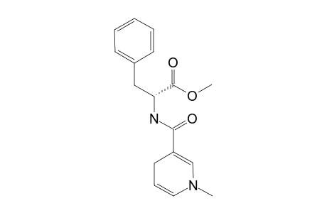 (S)-METHYL-2-(1,4-DIHYDRO-1-METHYLPYRIDINE-3-CARBOXAMIDO)-3-PHENYLPROPANOATE