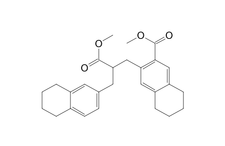 3-[3-methoxy-3-oxo-2-(5,6,7,8-tetrahydronaphthalen-2-ylmethyl)propyl]-5,6,7,8-tetrahydronaphthalene-2-carboxylic acid methyl ester