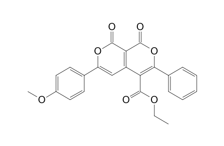 Ethyl 1,8-Dioxo-6-(4-methoxyphenyl)-3-phenyl-1H,8H-pyrano[3,4-c]pyran-4-carboxylate