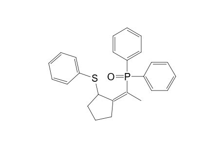 Phosphine oxide, diphenyl[1-[2-(phenylthio)cyclopentylidene]ethyl]-, (E)-