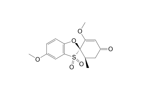 2',5-Dimethoxy-6'-methyl-spiro[1,3-benzoxathiole-2,1'-cyclohex-2'-en]-4'-one - 3,3-Dioxide