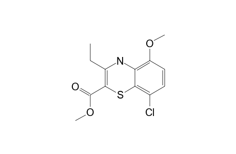 METHYL-8-CHLORO-3-ETHYL-5-METHOXY-4H-1,4-BENZOTHIAZINE-2-CARBOXYLATE