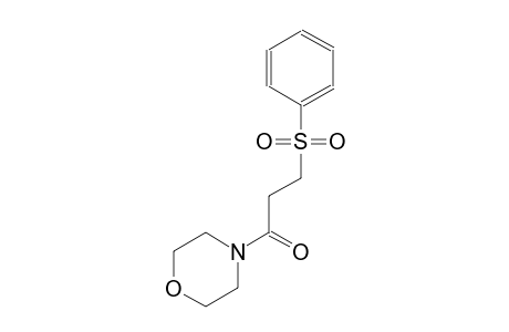 morpholine, 4-[1-oxo-3-(phenylsulfonyl)propyl]-
