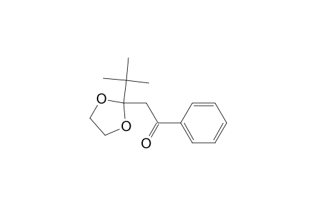 2-(2-tert-butyl-1,3-dioxolan-2-yl)-1-phenyl-ethanone