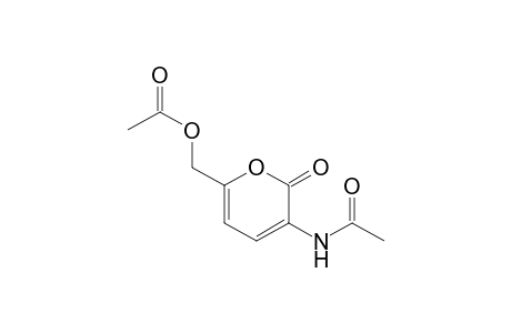 Acetamide, N-[6-[(acetyloxy)methyl]-2-oxo-2H-pyran-3-yl]-