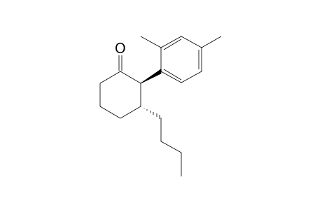 trans-3-Butyl-2-(2,4-dimethylphenyl)cyclohexan-1-one