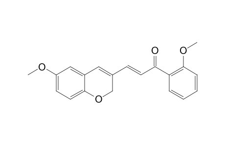 (E)-3-(6-METHOXY-2H-CHROMEN-3-YL)-1-(2-METHOXYPHENYL)-PROP-2-EN-1-ONE