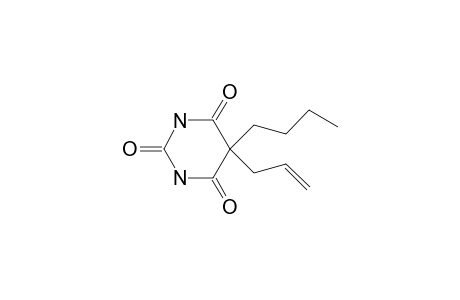 2,4,6(1H,3H,5H)-Pyrimidinetrione, 5-butyl-5-(2-propenyl)-