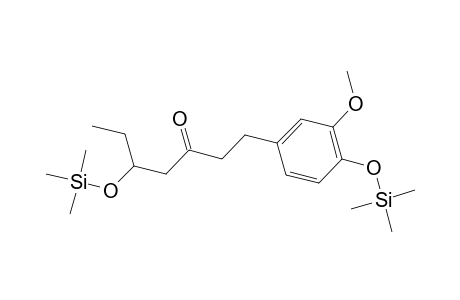 3-Heptanone, 1-[3-methoxy-4-[(trimethylsilyl)oxy]phenyl]-5-[(trimethylsilyl)oxy]-