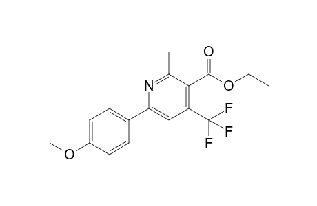Ethyl 6-(4-methoxyphenyl)-2-methyl-4-trifluoromethylpyridine-3-carboxylate
