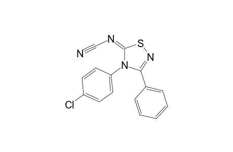 5-Cyanimino-4,5-dihydro-4-(4'-chlorophenyl)-3-phenyl-1,2,4-thiadiazole