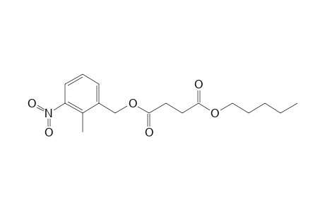 Succinic acid, 2-methyl-3-nitrobenzyl pentyl ester