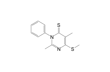 2,5-Dimethyl-6-(methylthio)-3-phenyl-4(3H)-pyrimidinethione