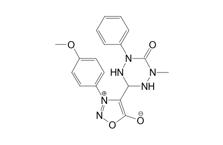 2-Methyl-6-[3-(4-methoxyphenyl)sydnon-4-yl]-4-phenyl-1,2,4,5-tetrazinan-3-one