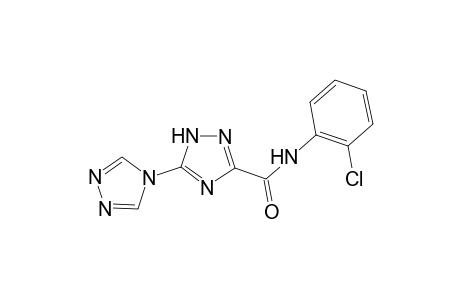 1H-1,2,4-Triazole-3-carboxamide, N-(2-chlorophenyl)-5-(4H-1,2,4-triazol-4-yl)-