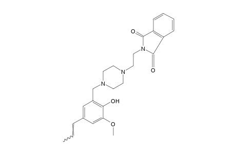 N-{2-[4-(3-METHOXY-5-PROPENYLSALICYL)PIPERAZIN-1-YL]ETHYL}PHTHALIMIDE