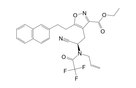 (S)-3-ISOXAZOLECARBOXYLIC-ACID-5-[2-(2-METHYL-NAPHTHYL)-ETHYL]-4-[2,2-AMINONITRILE-N,N-(ALLYL-TRIFLUOROACETYL)-ETHYL]-ETHYLESTER