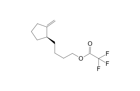 (+)-(R)-4-(2-methylenecyclopentyl)butyl 2,2,2-trifluoroacetate