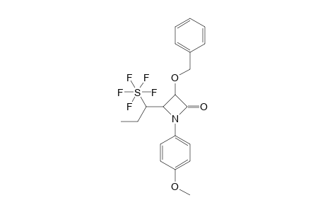 (3SR,4RS)-3-(BENZYLOXY)-4-[(1'SR)-PENTAFLUOROSULFANYL-PROPYL]-1-(4-METHOXYPHENYL)-AZETIDIN-2-ONE
