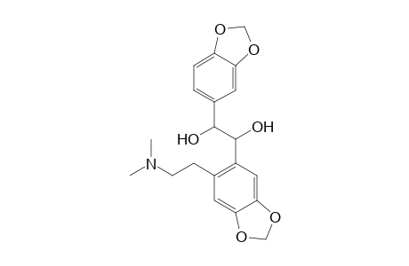 1,2-Ethanediol, 1-(1,3-benzodioxol-5-yl)-2-[6-[2-(dimethylamino)ethyl]-1,3-benzodioxo l-5-yl]-