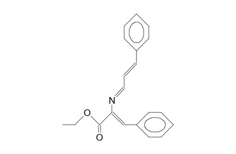 2-Ethoxycarbonyl-1,6-diphenyl-3-aza-hexa-1,3,5-triene