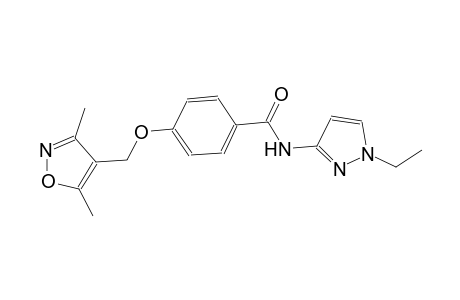 benzamide, 4-[(3,5-dimethyl-4-isoxazolyl)methoxy]-N-(1-ethyl-1H-pyrazol-3-yl)-