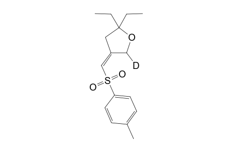 (Z)-5-Deuterio-2,2-diethyl-4-(tosylmethylene)tetrahydrofuran