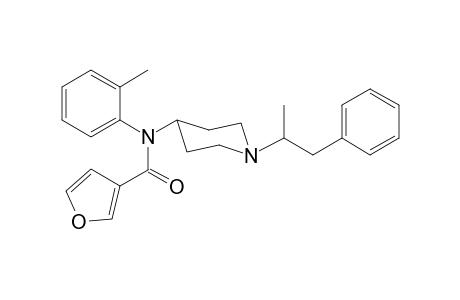 N-2-Methylphenyl-N-[1-(1-phenylpropan-2-yl)piperidin-4-yl]-furan-3-carboxamide