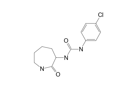 1-(p-chlorophenyl)-3-(hexahydro-2-oxo-1H-azepin-3-yl)urea