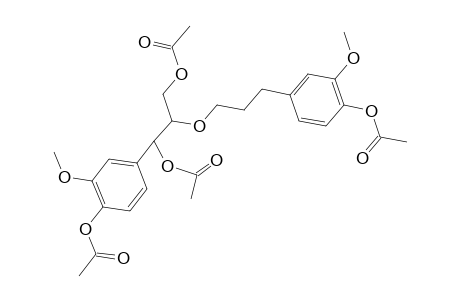 ERYTHRO-1-(4-HYDROXY-3-METHOXYPHENYL)-2-[4-(3-HYDROXYPROPYL)-2-METHOXYPHENOXY]-PROPANE-1,3-DIOL-TETRAACETATE