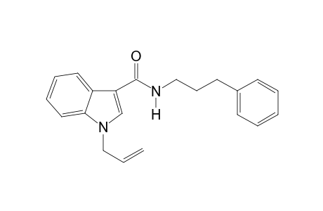 N-(3-phenylpropyl)-1-(prop-2-en-1-yl)-1H-indole-3-carboxamide