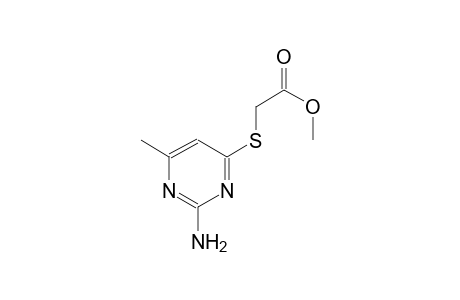 acetic acid, [(2-amino-6-methyl-4-pyrimidinyl)thio]-, methyl ester