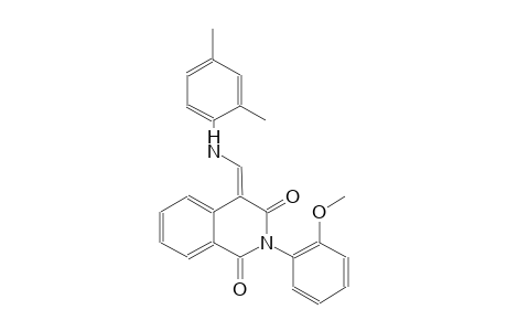 1,3(2H,4H)-isoquinolinedione, 4-[[(2,4-dimethylphenyl)amino]methylene]-2-(2-methoxyphenyl)-, (4E)-