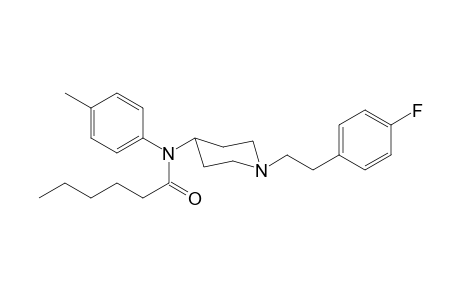 N-(1-[2-(4-Fluorophenyl)ethyl]piperidin-4-yl)-N-4-methylphenylhexanamide