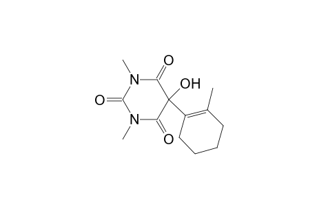 .alpha.-(5-Hydroxy-1,3-dimethyl-2,4,6-trioxohexahydropyrimidin-5-yl)-1-methylcyclohexene