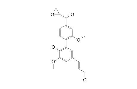 2-HYDROXY-3,2'-DIMETHOXY-4'-(2,3-EPOXY-1-HYDROXYPROPYL)-5-(3-HYDROXY-1-PROPENYL)BIPHENYL