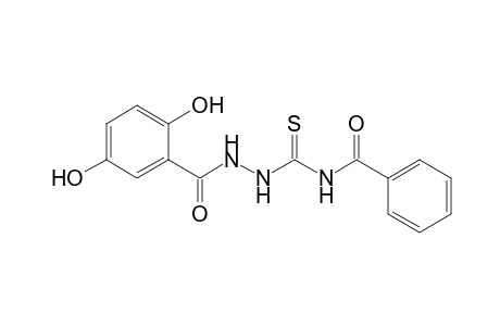 N-[(gentisoylamino)thiocarbamoyl]benzamide